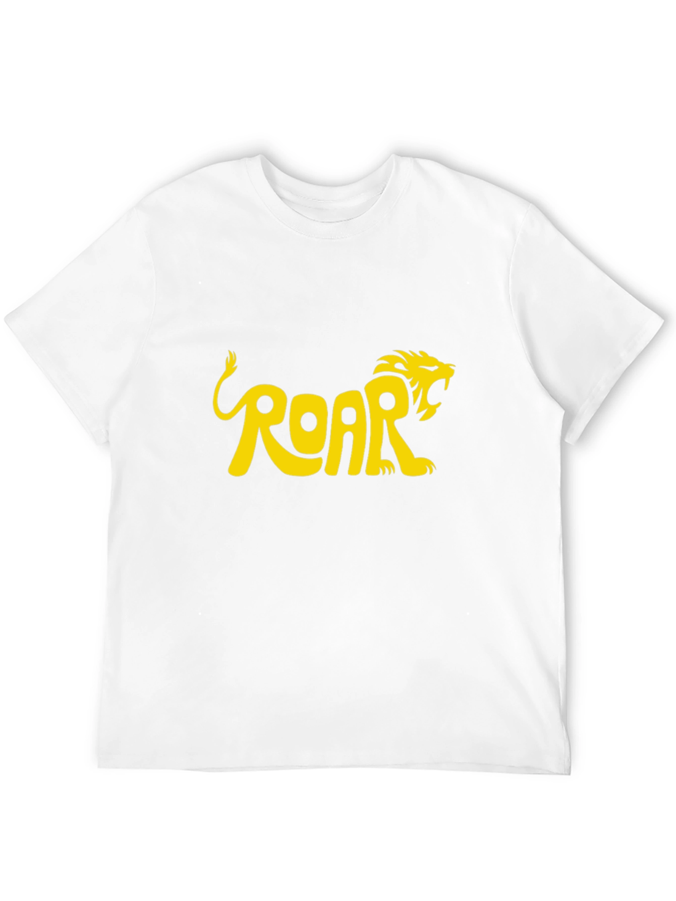 Roar Lion Graphic Tee - Bold Animal Design