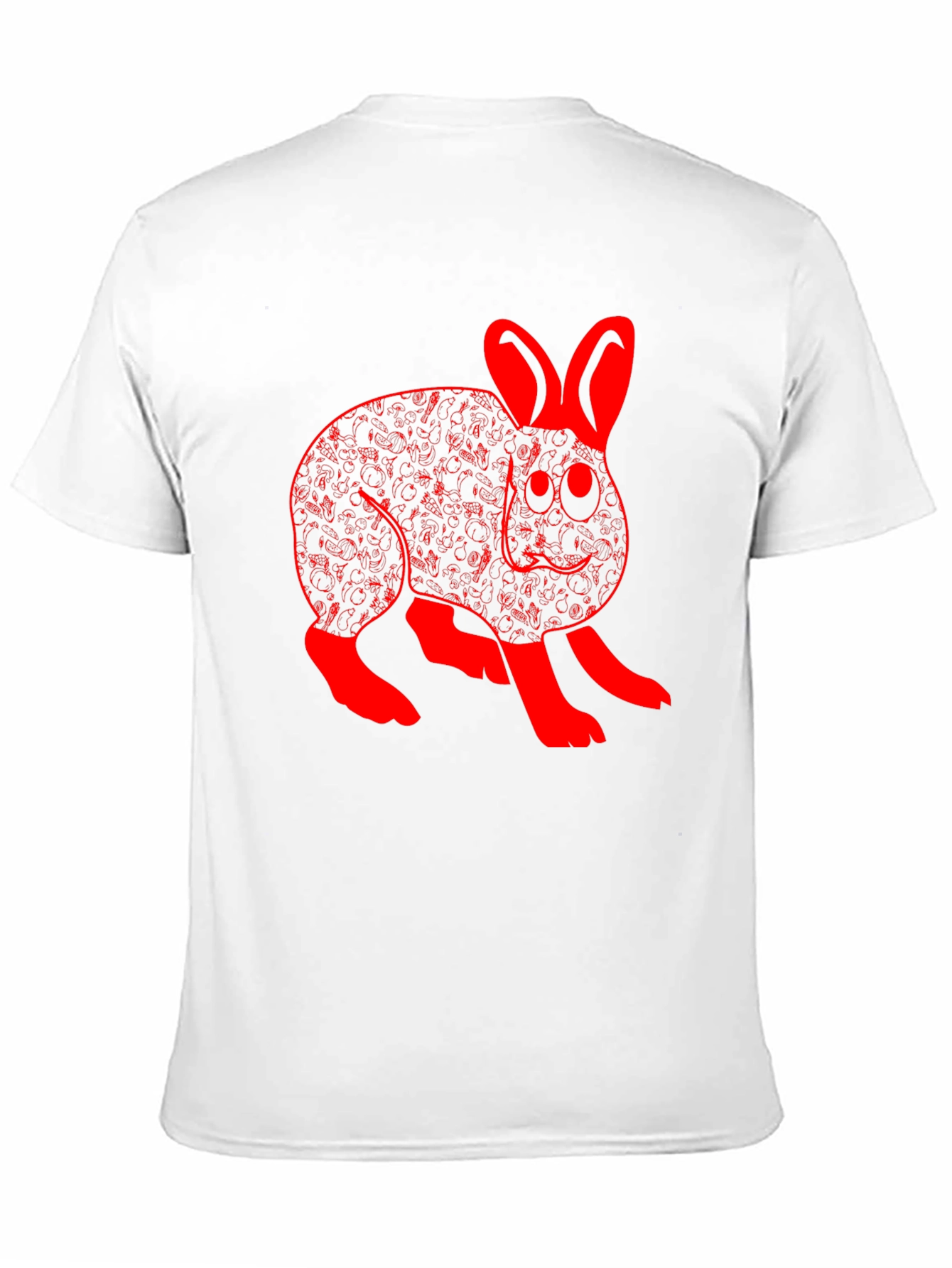 Rabbit Graphic Black T-Shirt