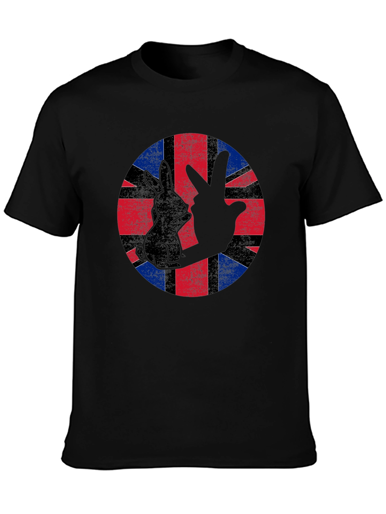 Union Jack Rabbit Hand T-Shirt