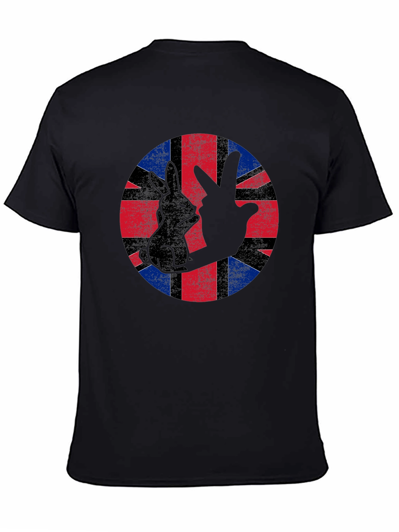 Union Jack Rabbit Hand T-Shirt