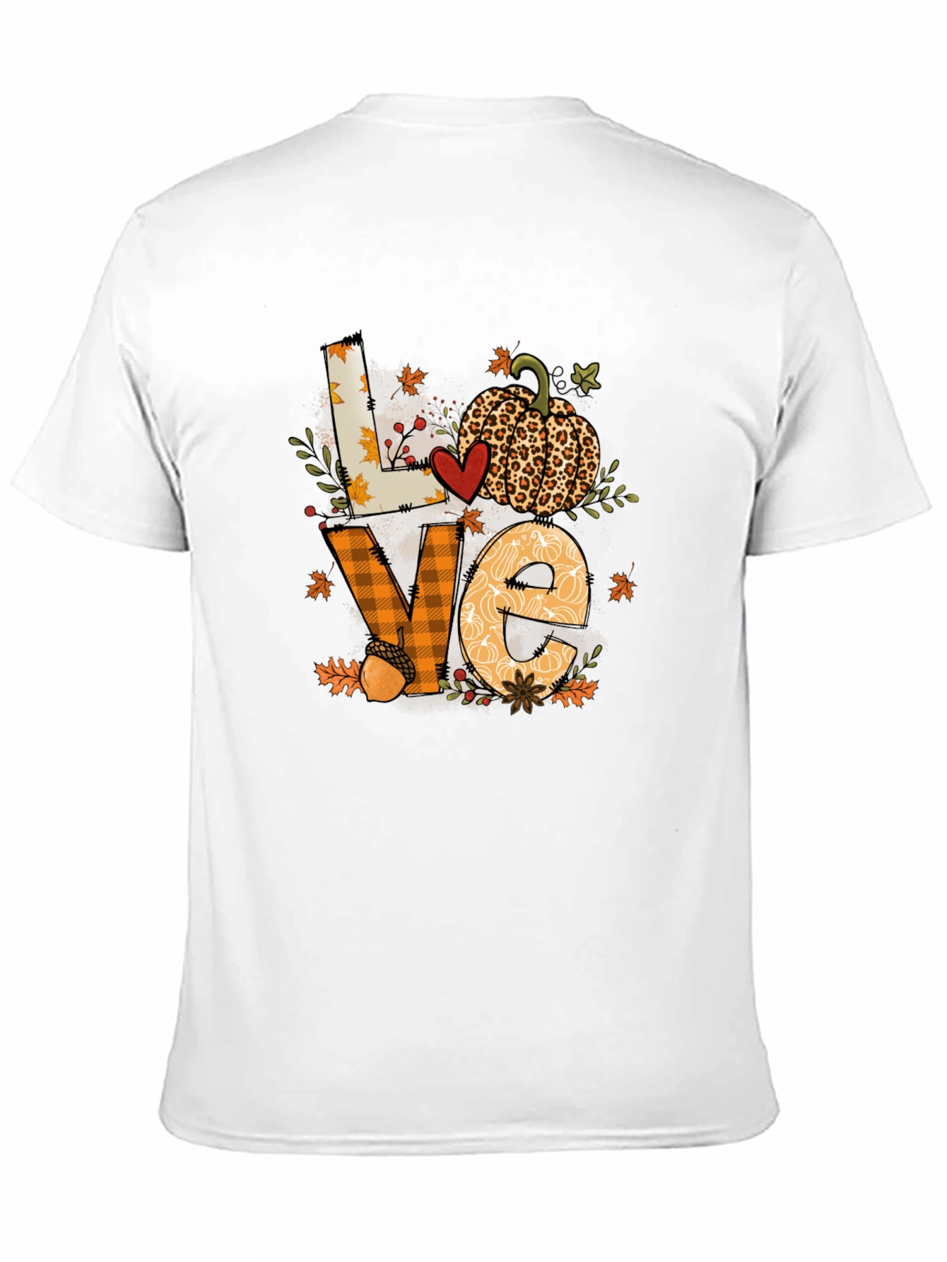 Fall Love Pumpkin Graphic T-Shirt