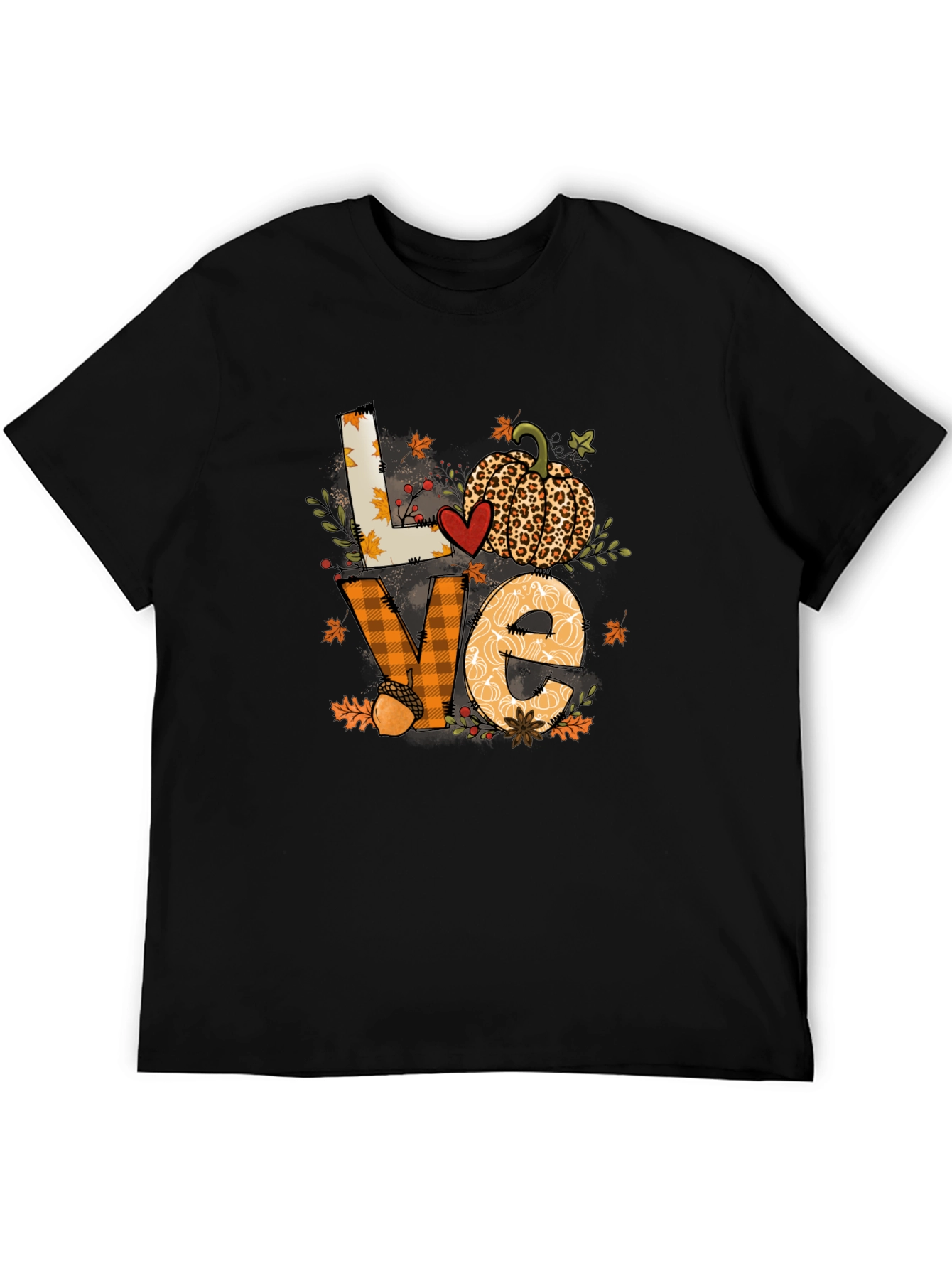 Fall Love Pumpkin Graphic T-Shirt