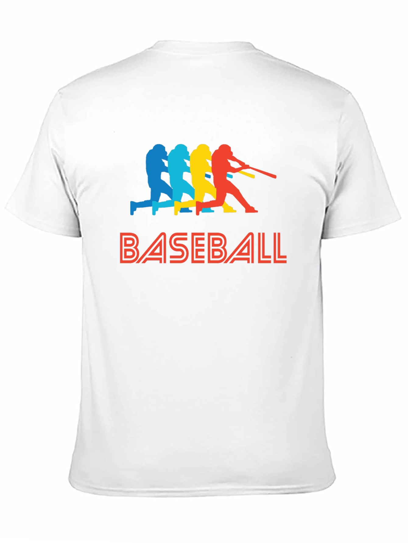 Baseball Batter Graphic Tee - Retro Style