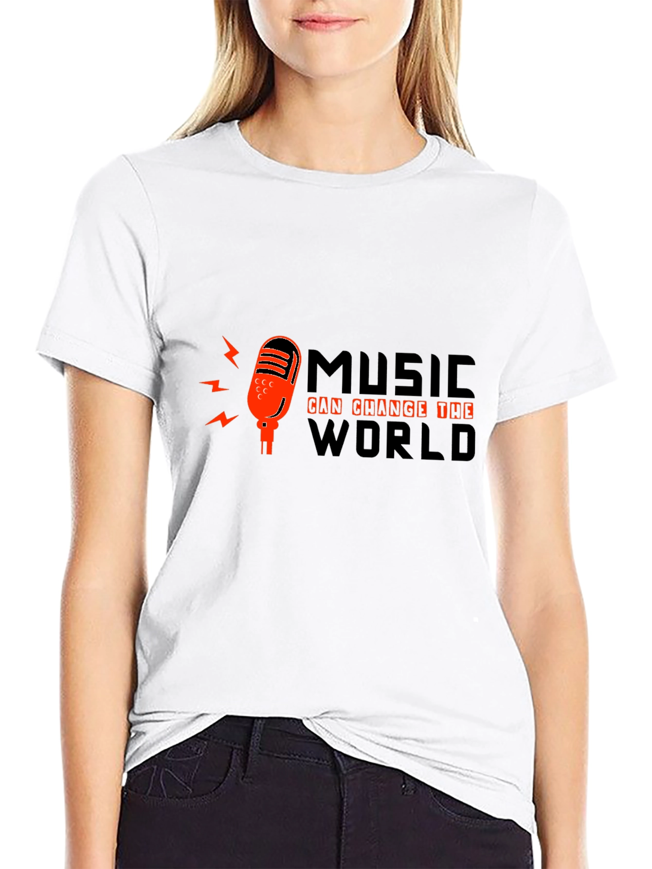 Music Can Change the World Graphic Tee