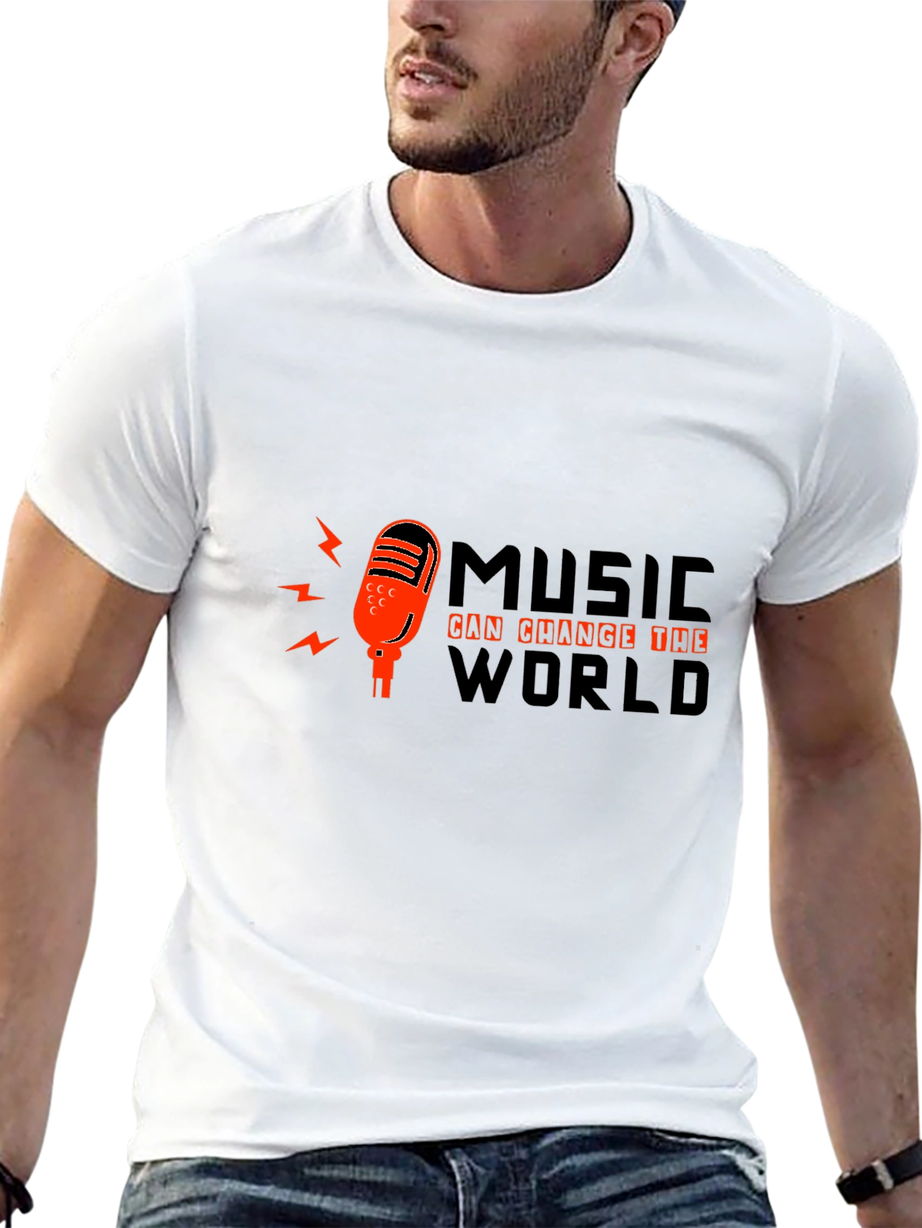 Music Can Change the World Graphic Tee