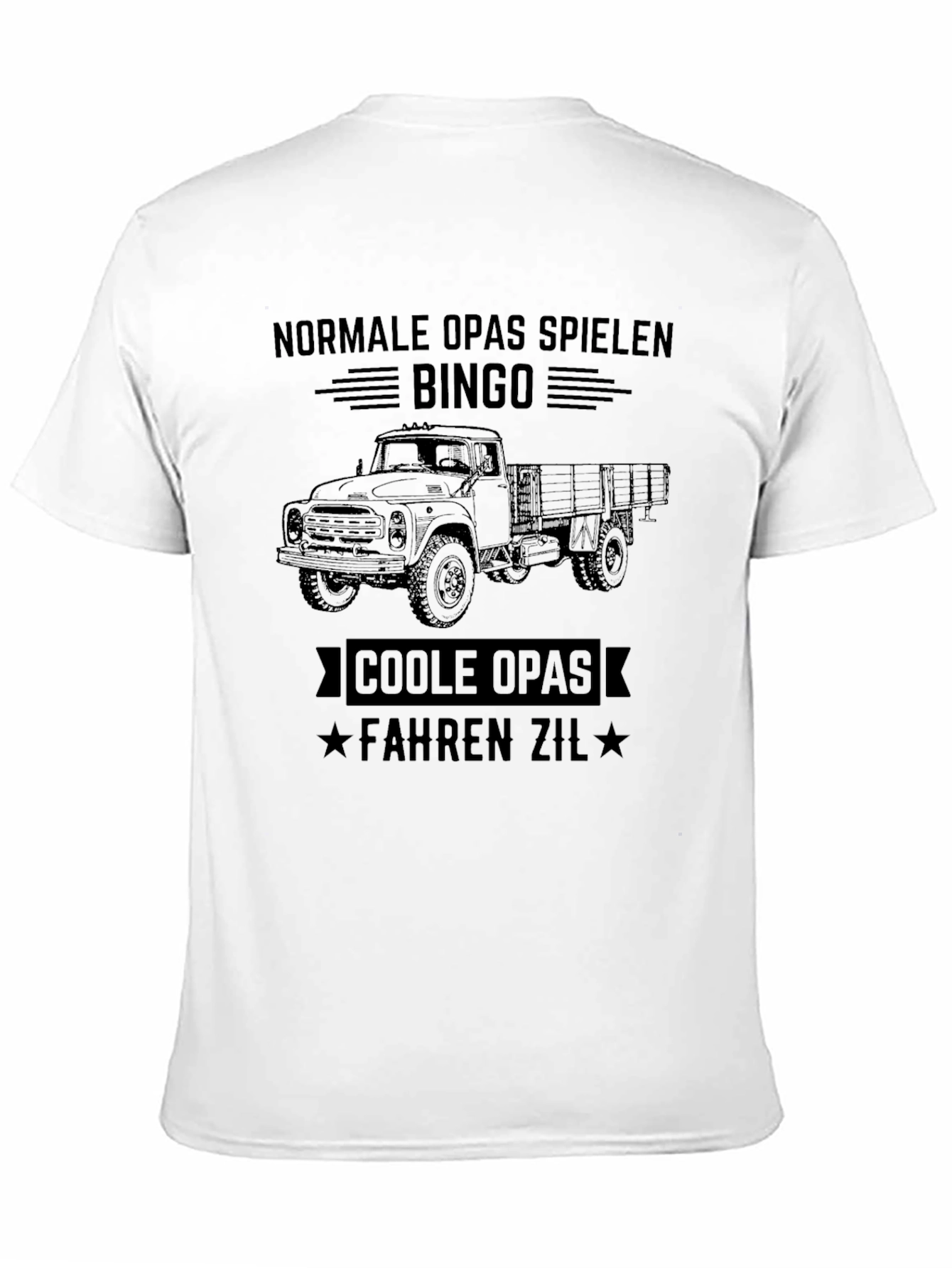 Cool Grandpas Drive ZIL Black T-Shirt