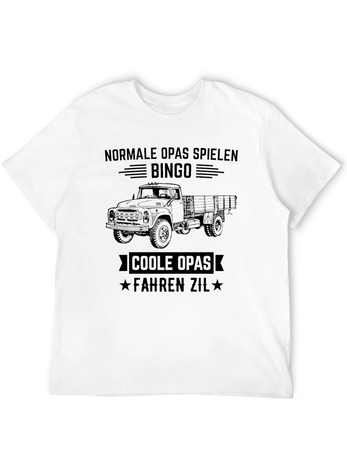 Cool Grandpas Drive ZIL Black T-Shirt