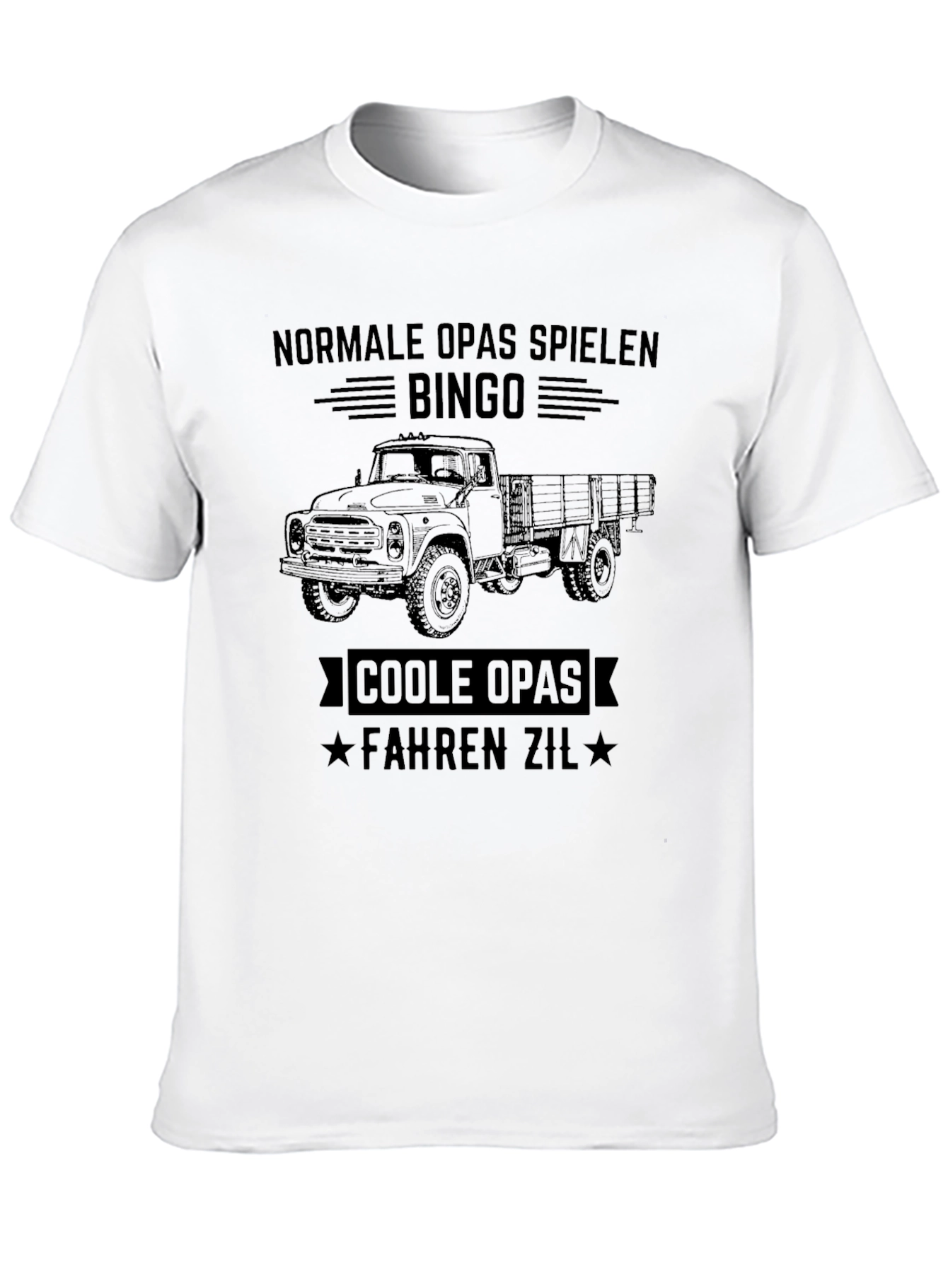 Cool Grandpas Drive ZIL Black T-Shirt