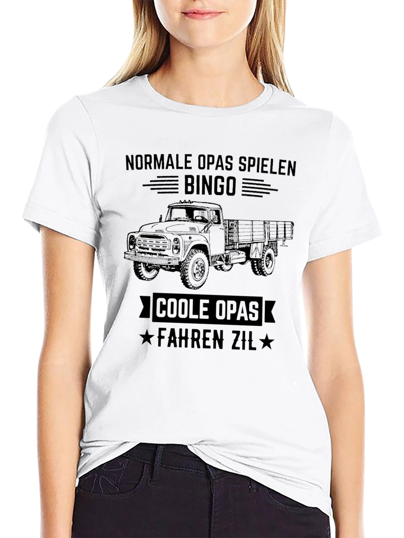 Cool Grandpas Drive ZIL Black T-Shirt