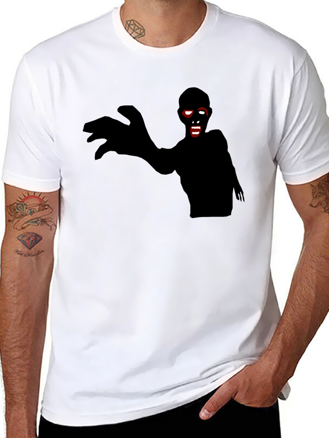Zombie Graphic Tee - Black T-Shirt