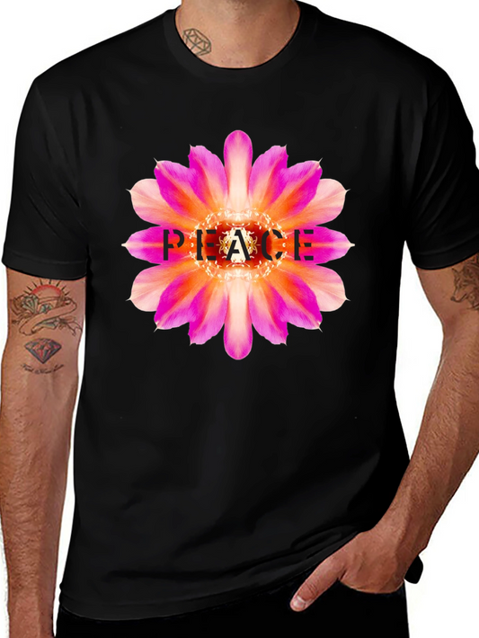 Peace Flower Graphic Tee - Stylish & Comfortable