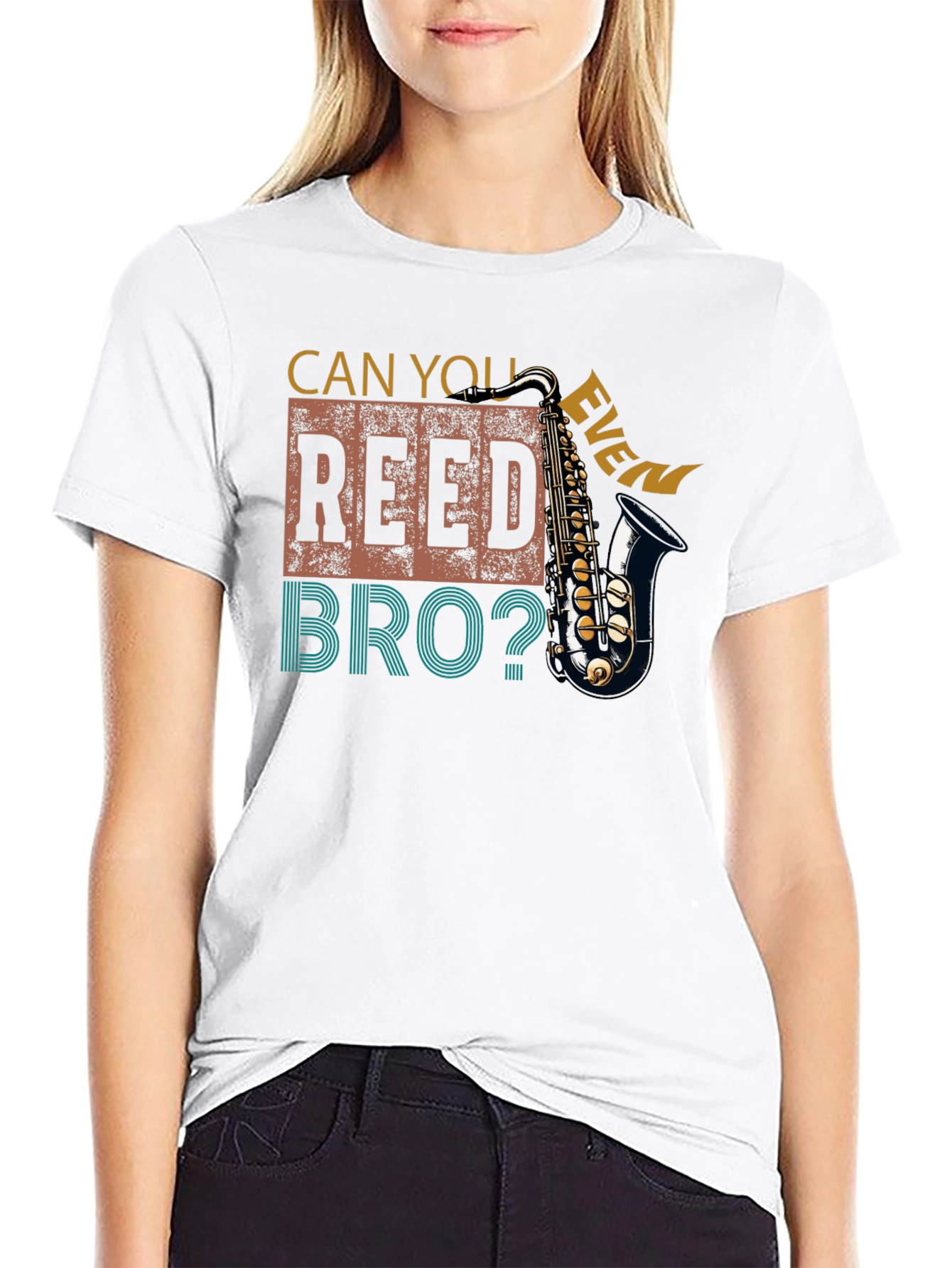 Can You Even Reed Bro? Saxophone Player T-Shirt