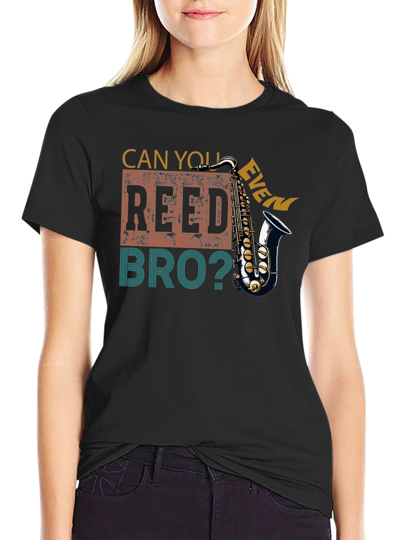 Can You Even Reed Bro? Saxophone Player T-Shirt