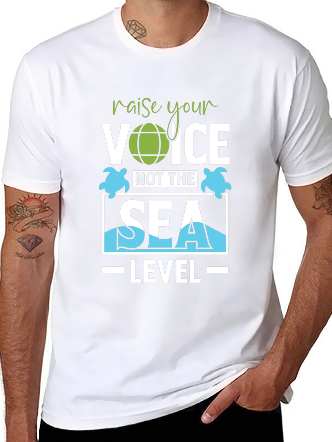 Raise Your Voice T-Shirt Save Sea Turtles