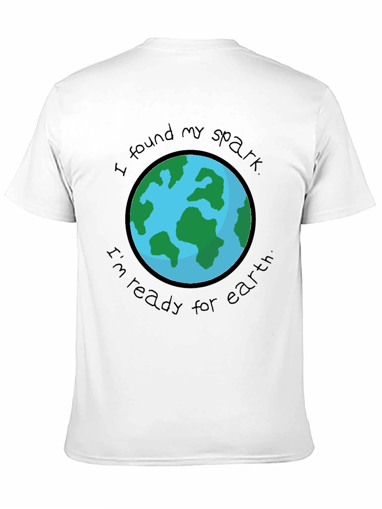 Earth Spark T-Shirt: Ready for Earth Black