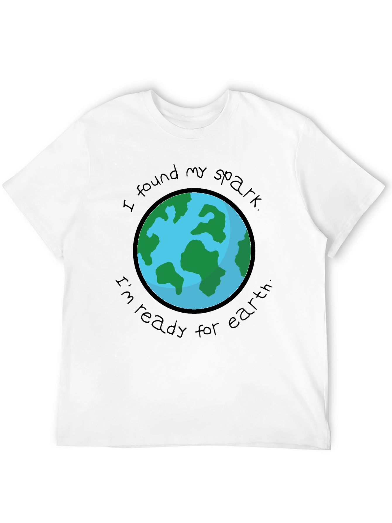 Earth Spark T-Shirt: Ready for Earth Black