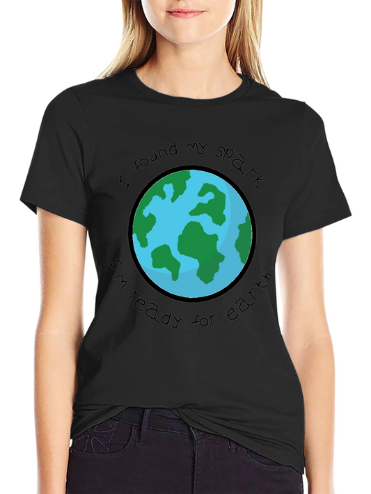 Earth Spark T-Shirt: Ready for Earth Black