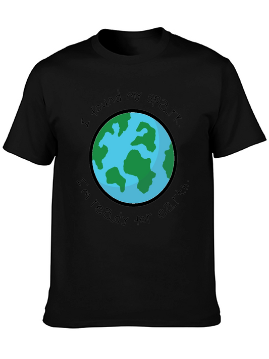 Earth Spark T-Shirt: Ready for Earth Black