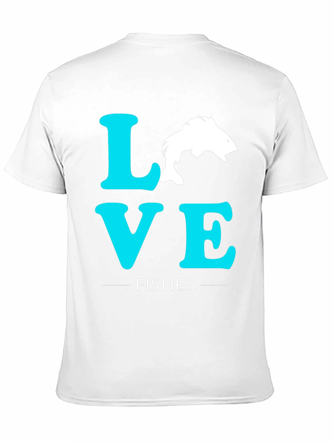 Love Fishes Graphic Tee - Black Cotton T-Shirt