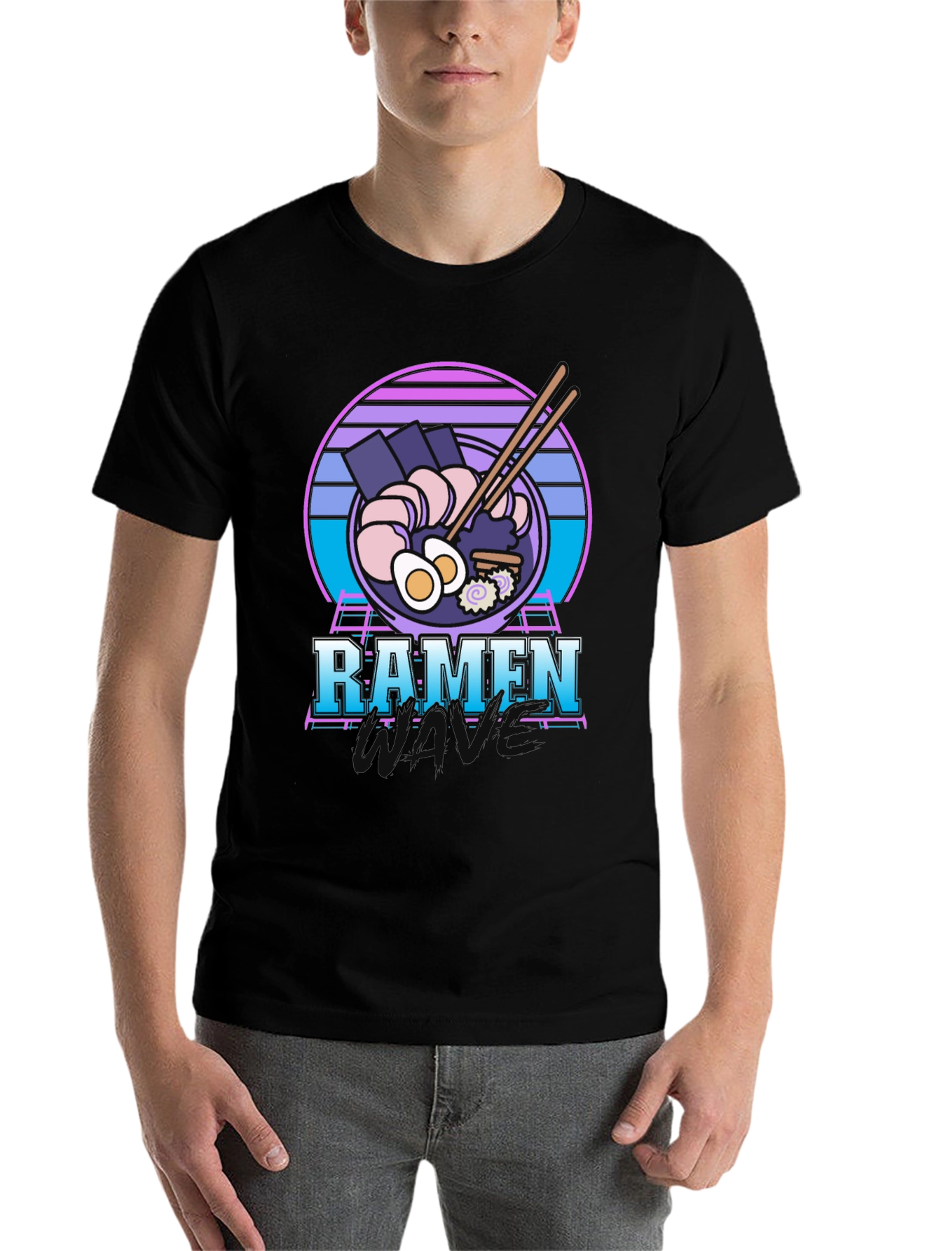 Retro Ramen T-Shirt - 80s Vaporwave Style Tee