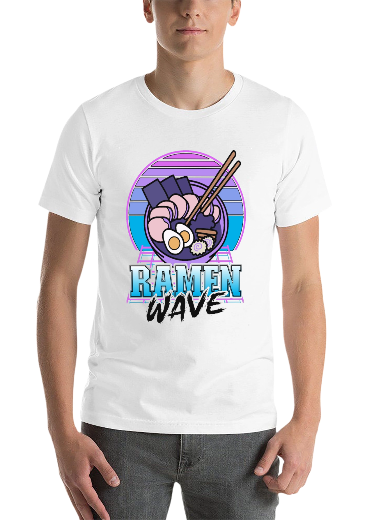 Retro Ramen T-Shirt - 80s Vaporwave Style Tee