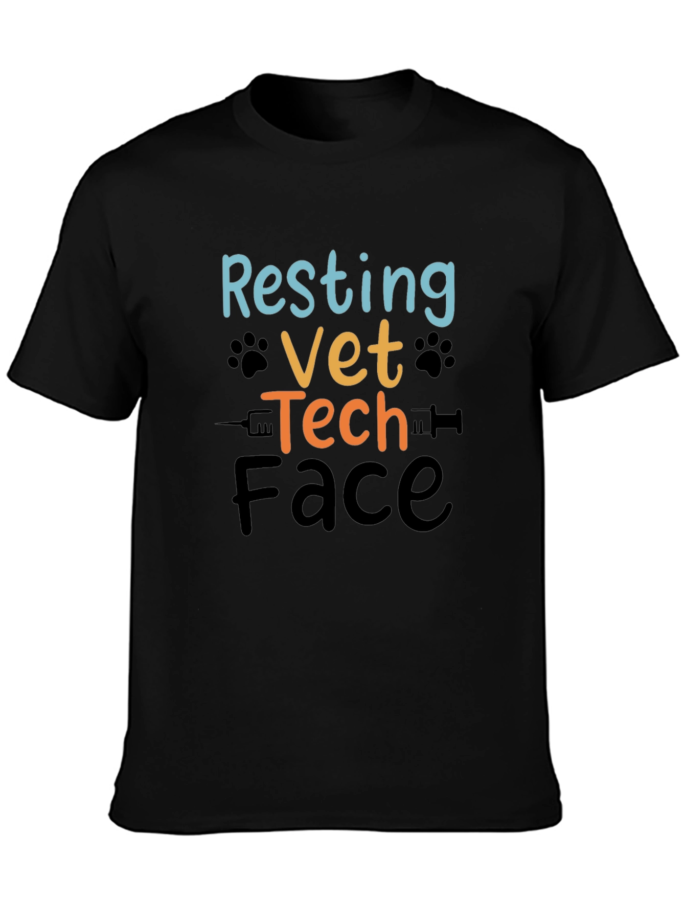 Resting Vet Tech Face T-Shirt