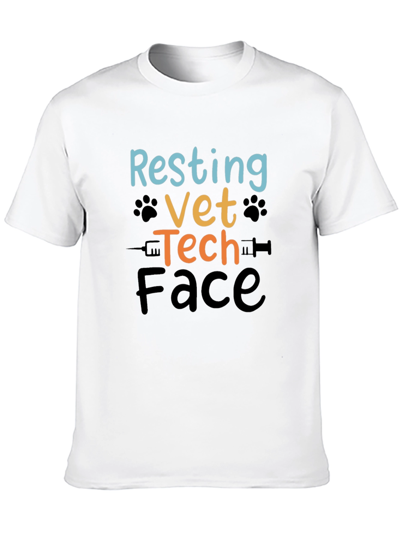 Resting Vet Tech Face T-Shirt