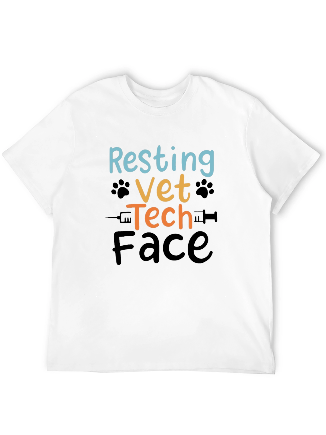 Resting Vet Tech Face T-Shirt