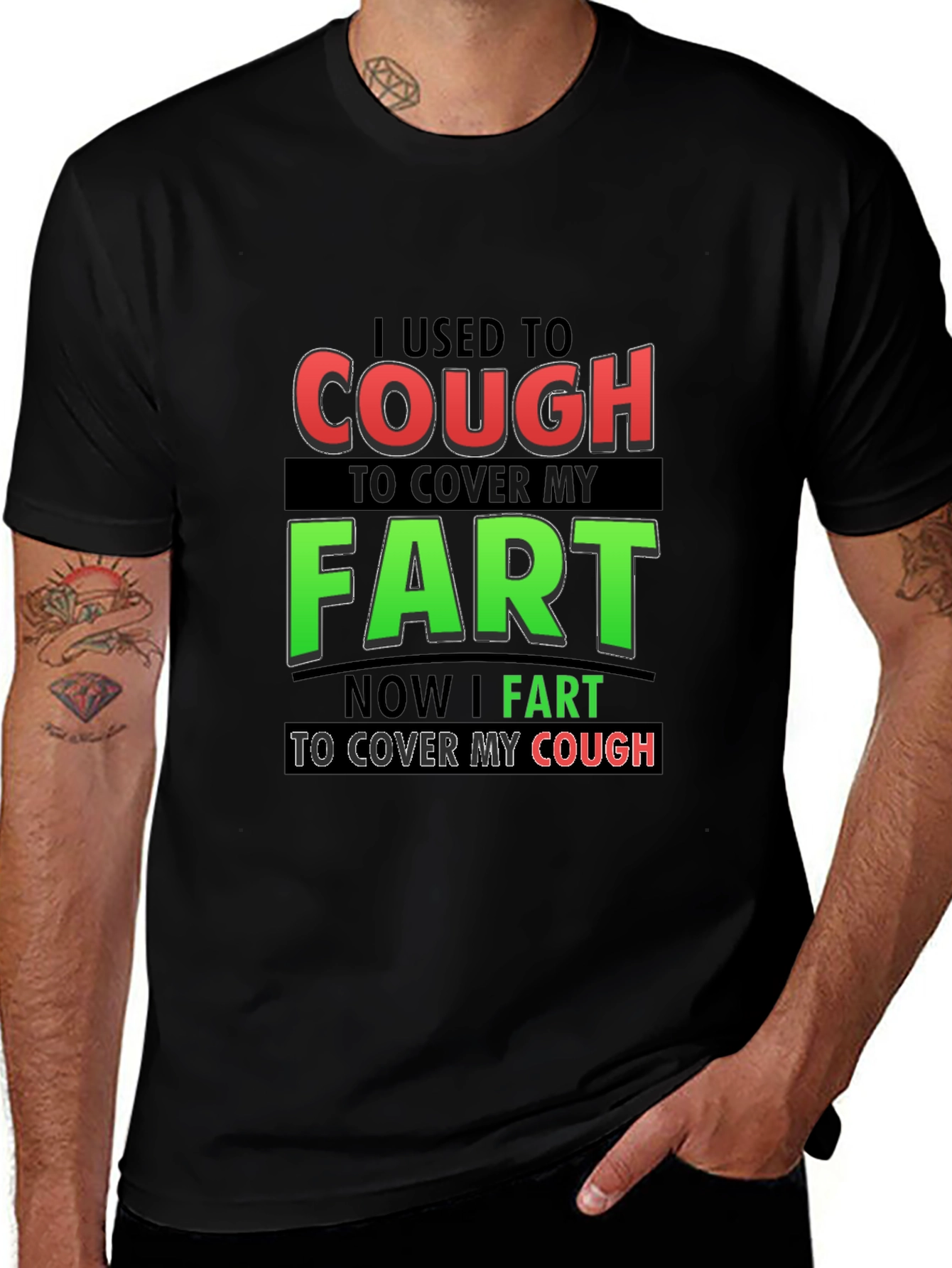 Cough to Fart Graphic T-Shirt