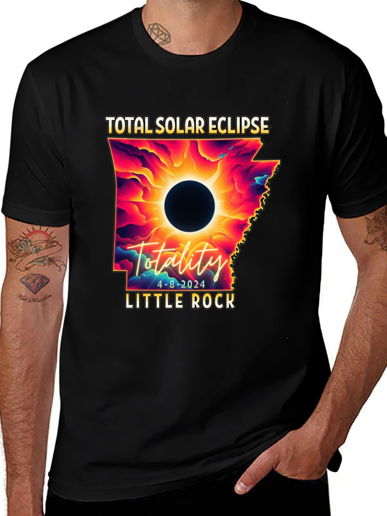 Total Solar Eclipse Arkansas 2024 T-Shirt
