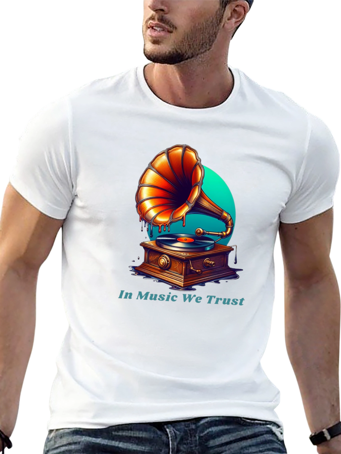 In Music We Trust Graphic Tee