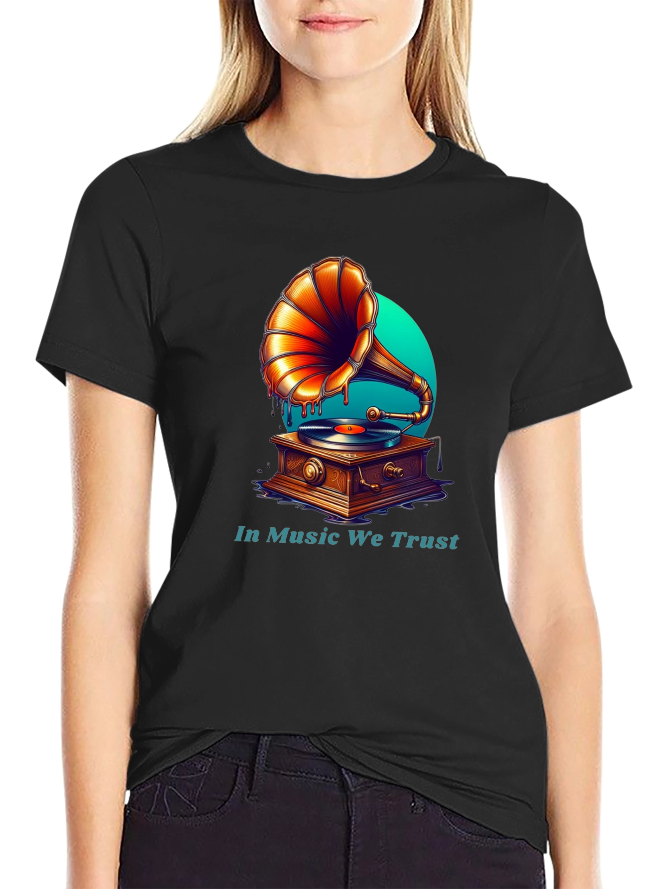 In Music We Trust Graphic Tee