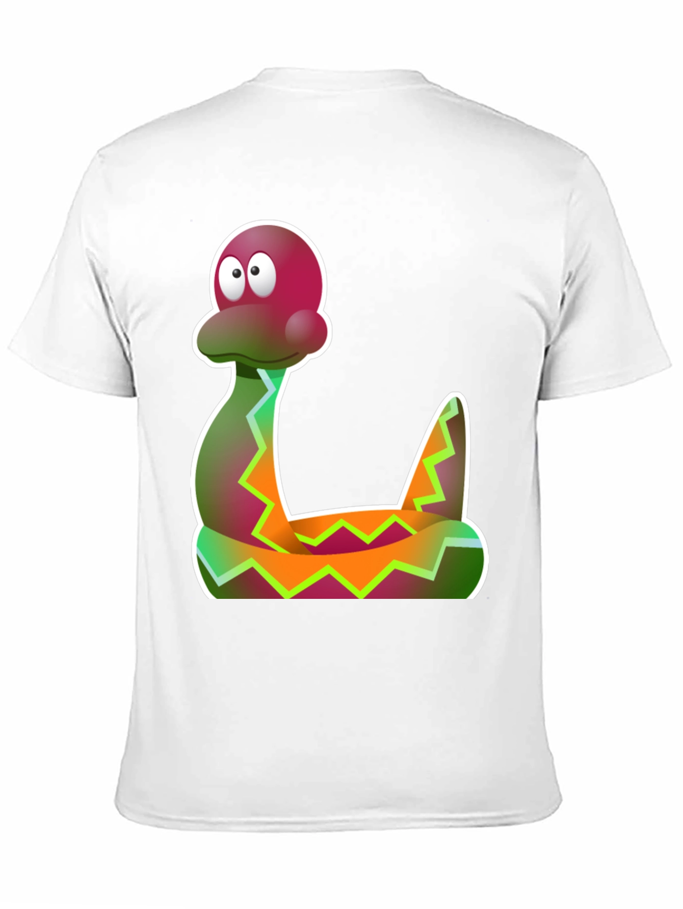 Cartoon Snake Graphic Tee - Funky Style