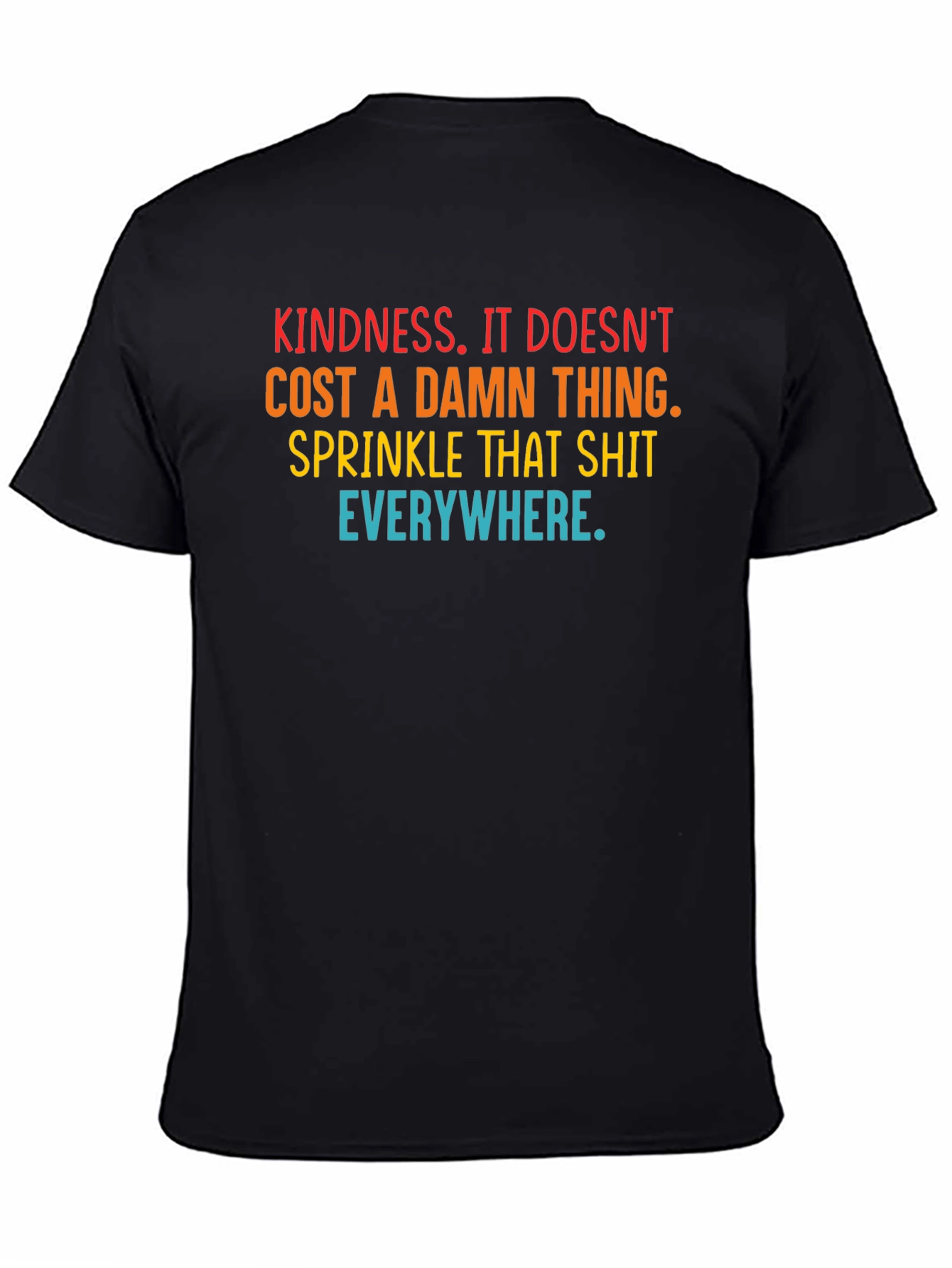 Kindness Slogan Graphic Tee - Spread the Love!