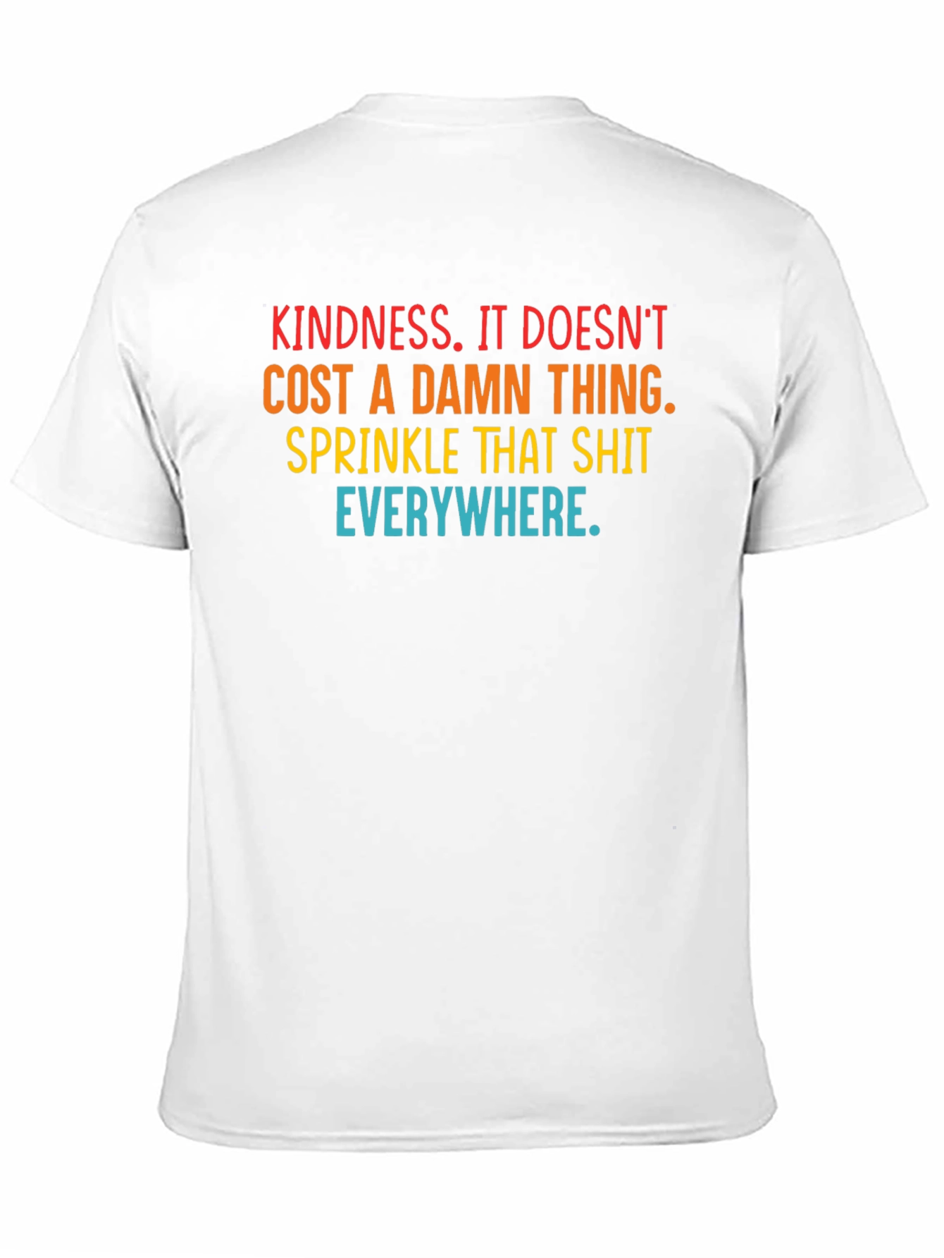 Kindness Slogan Graphic Tee - Spread the Love!