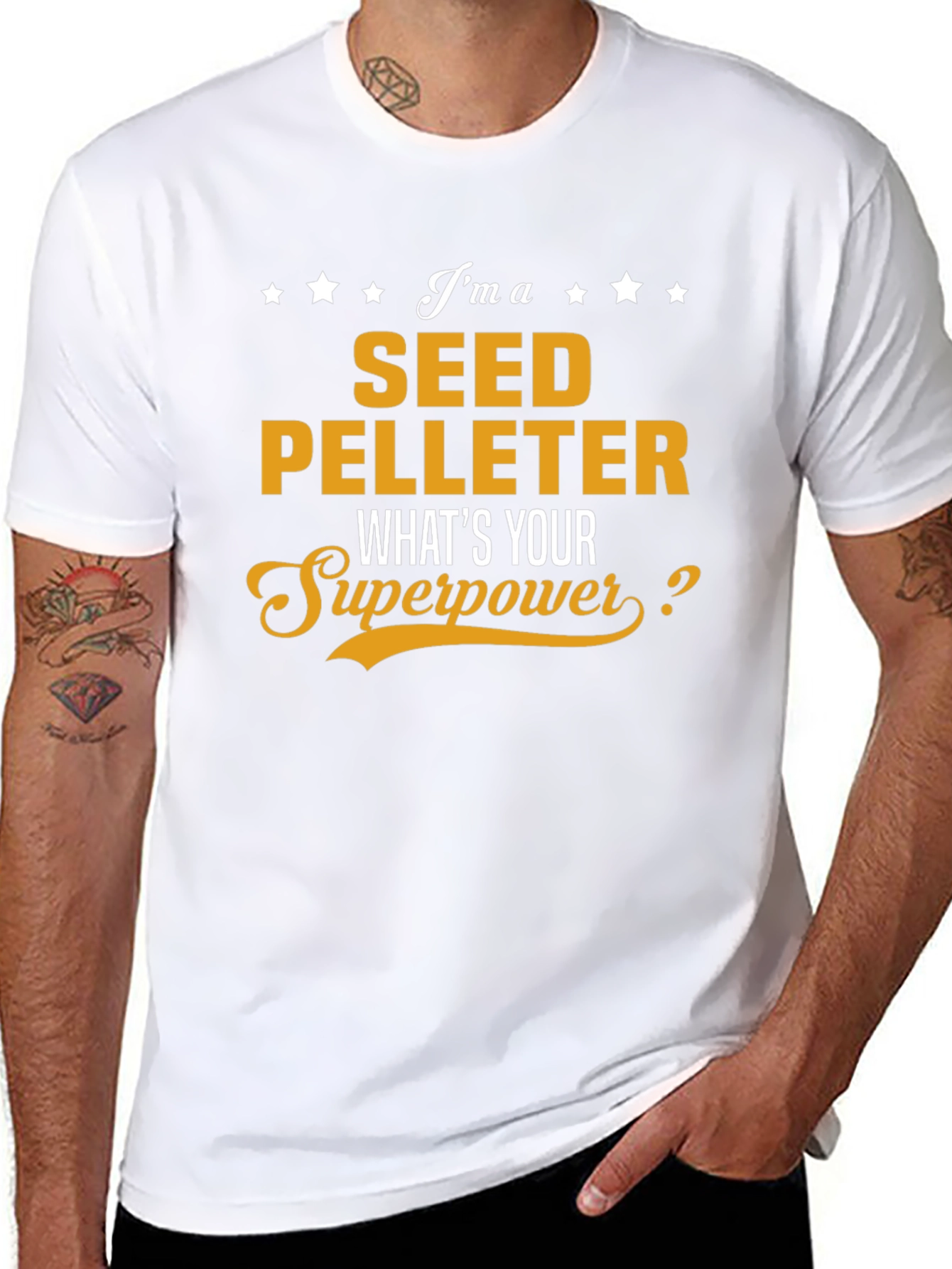 Seed Pelleter Superpower T-Shirt - Job Pride Tee
