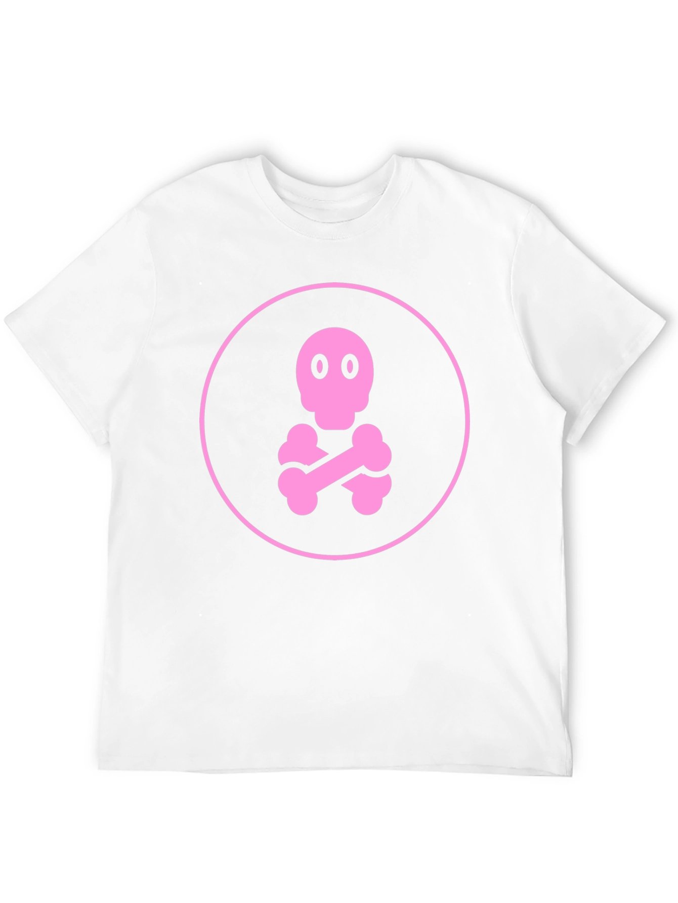 Pink Skull & Crossbones Graphic Tee