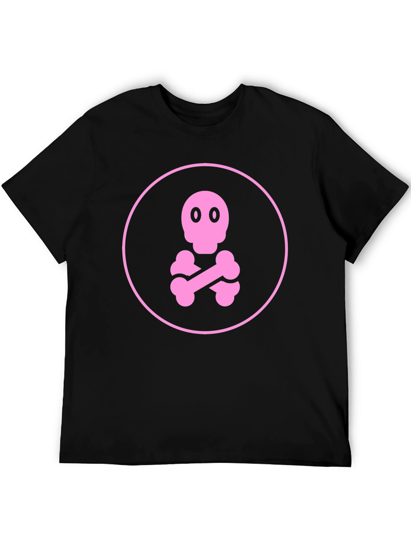 Pink Skull & Crossbones Graphic Tee