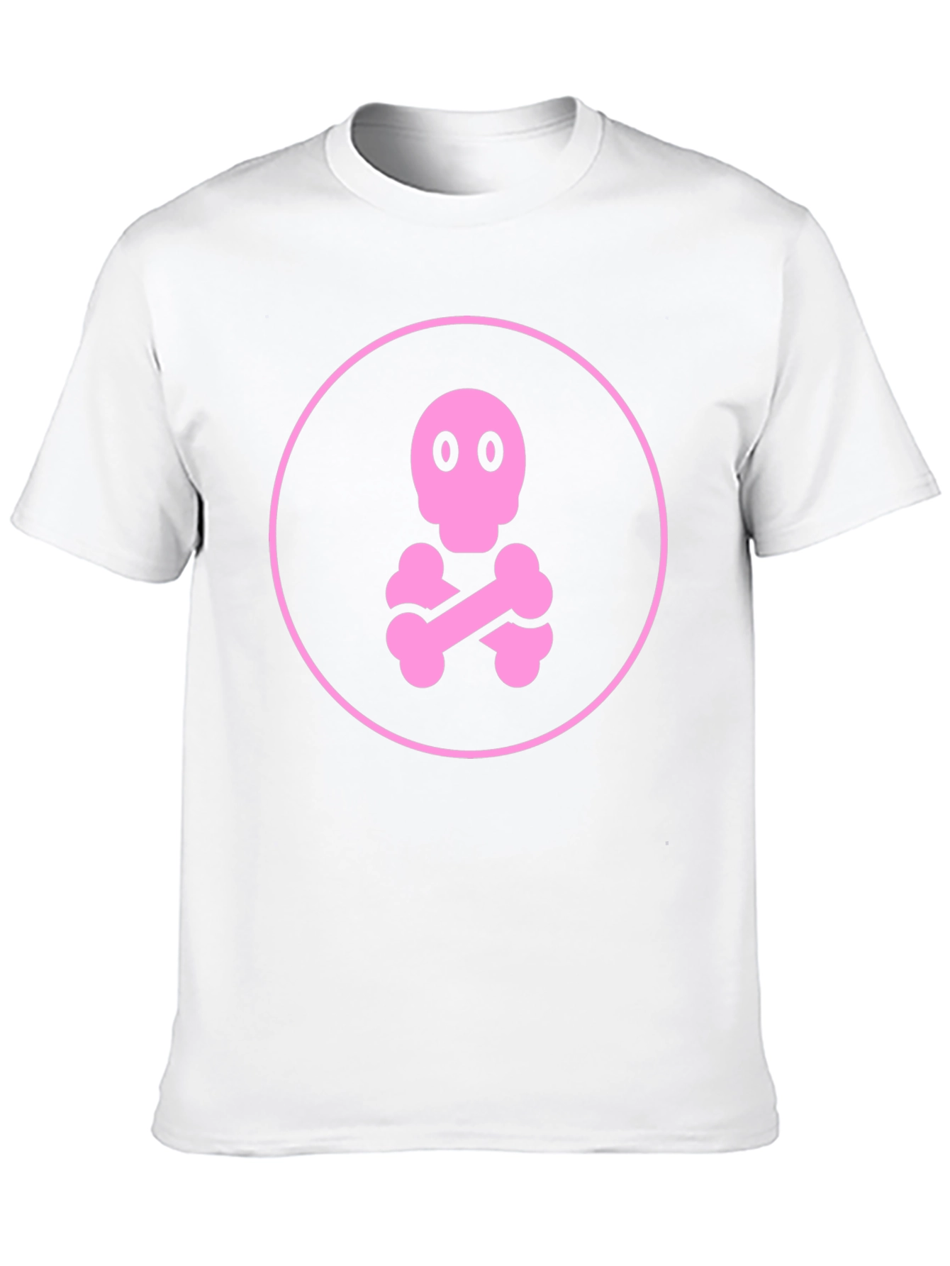 Pink Skull & Crossbones Graphic Tee