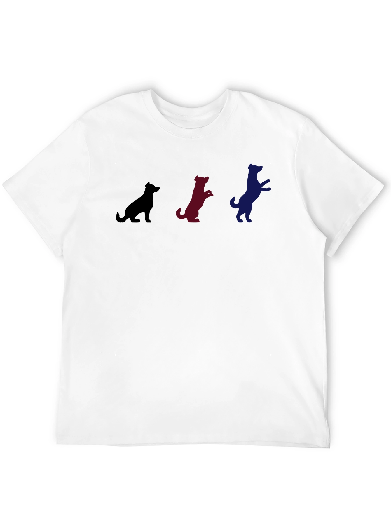 Dog Evolution T-Shirt - Black Cotton Blend
