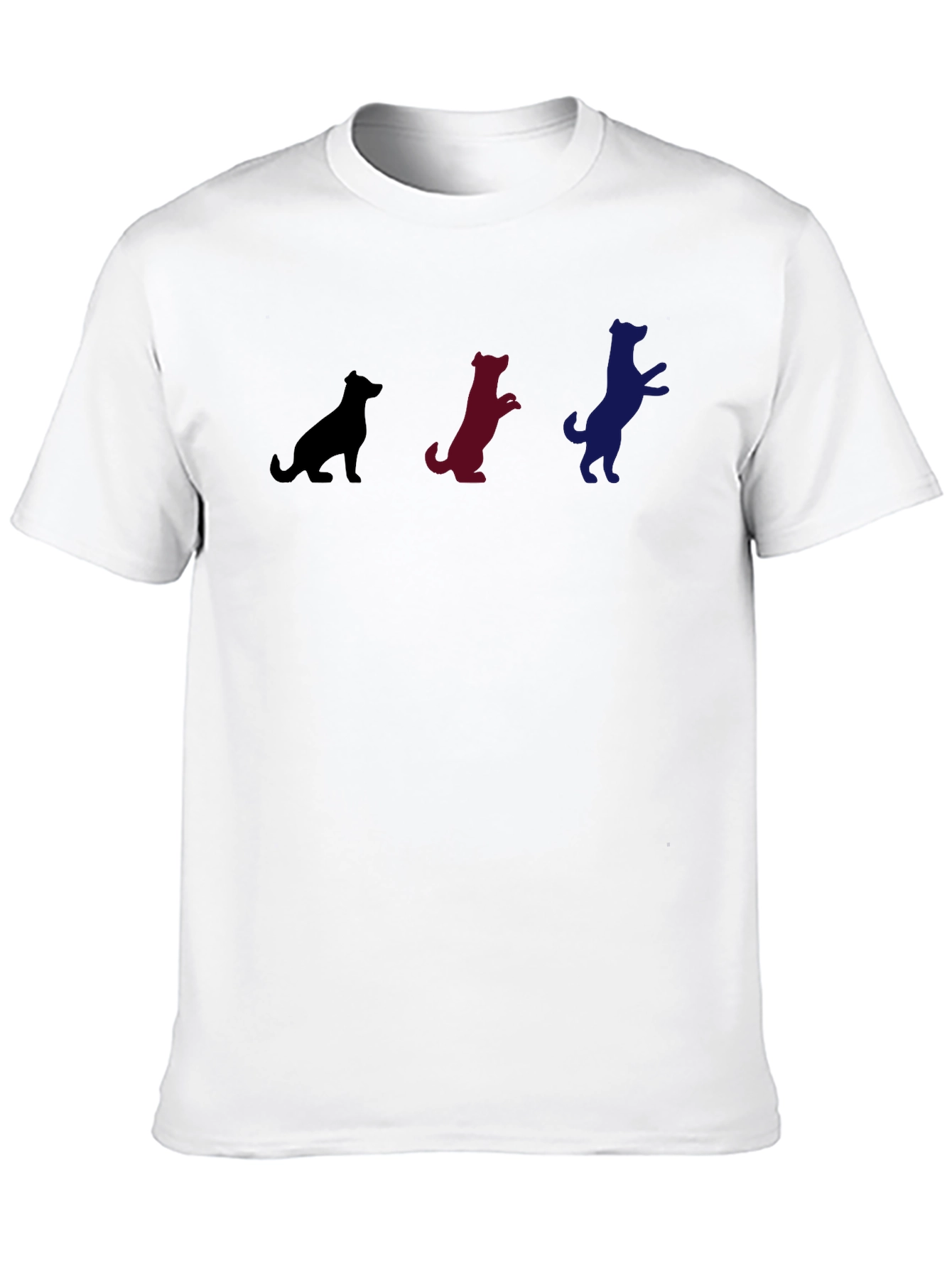 Dog Evolution T-Shirt - Black Cotton Blend