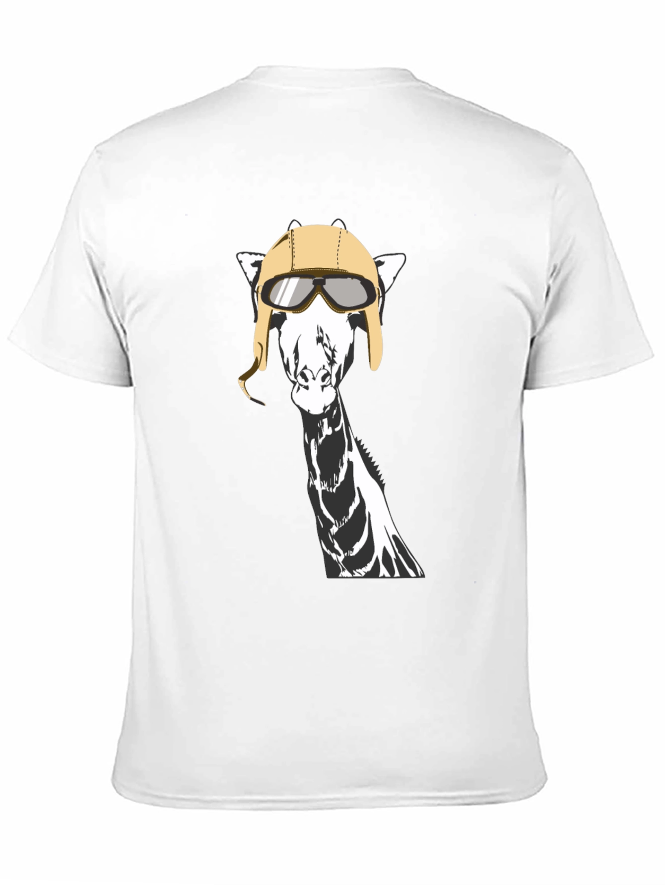 Giraffe Aviator T-Shirt - Unique Graphic Tee