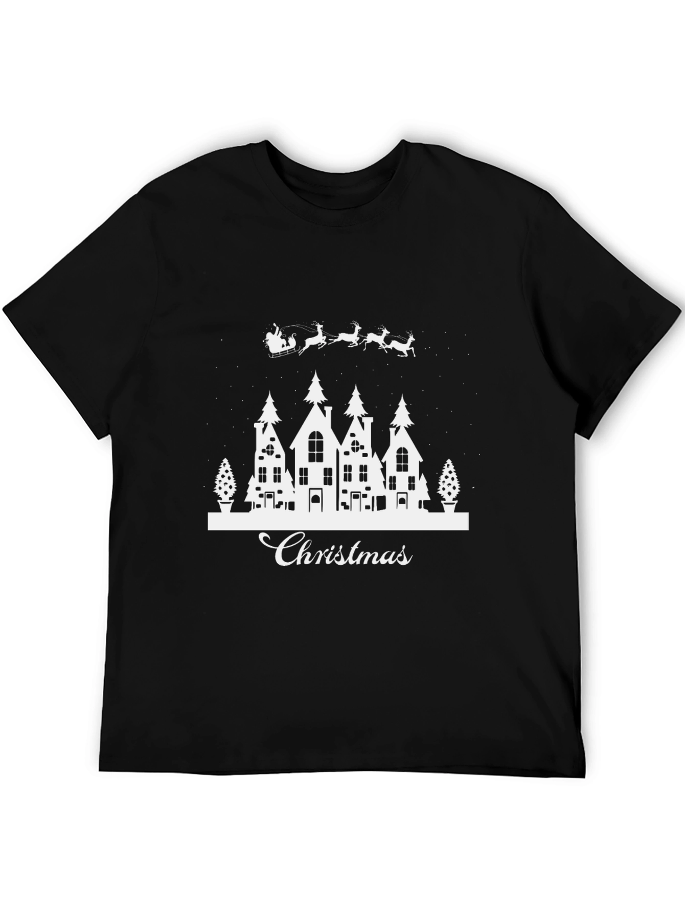 Christmas Town Graphic Tee - Holiday Spirit T-Shirt