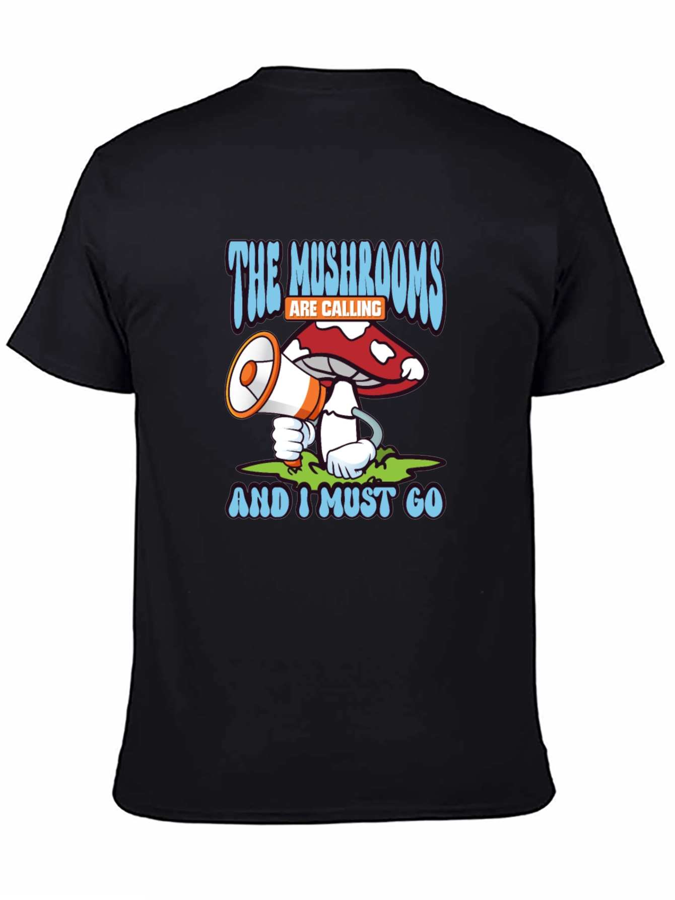 Mushroom Calling Graphic T-Shirt