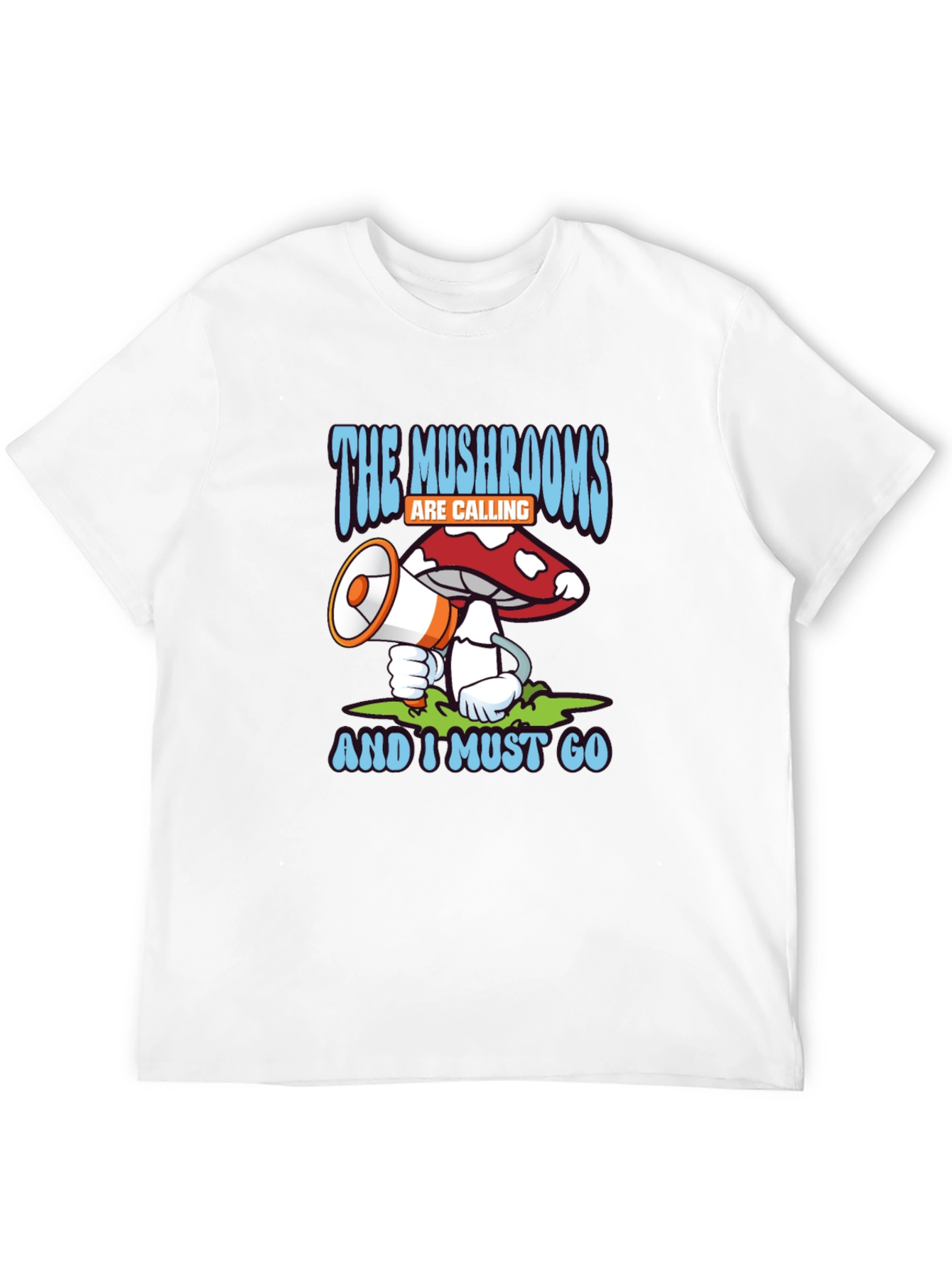 Mushroom Calling Graphic T-Shirt