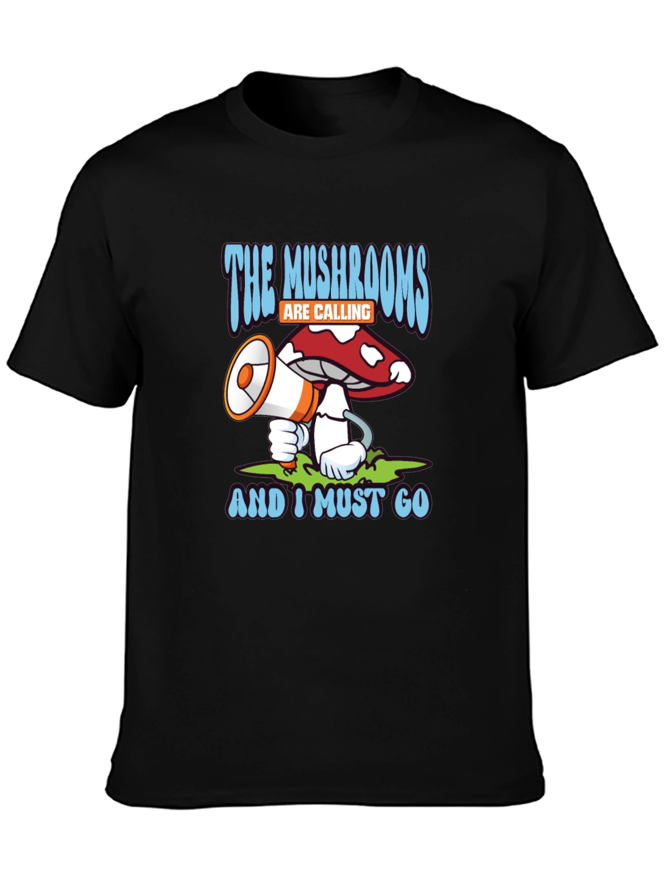 Mushroom Calling Graphic T-Shirt