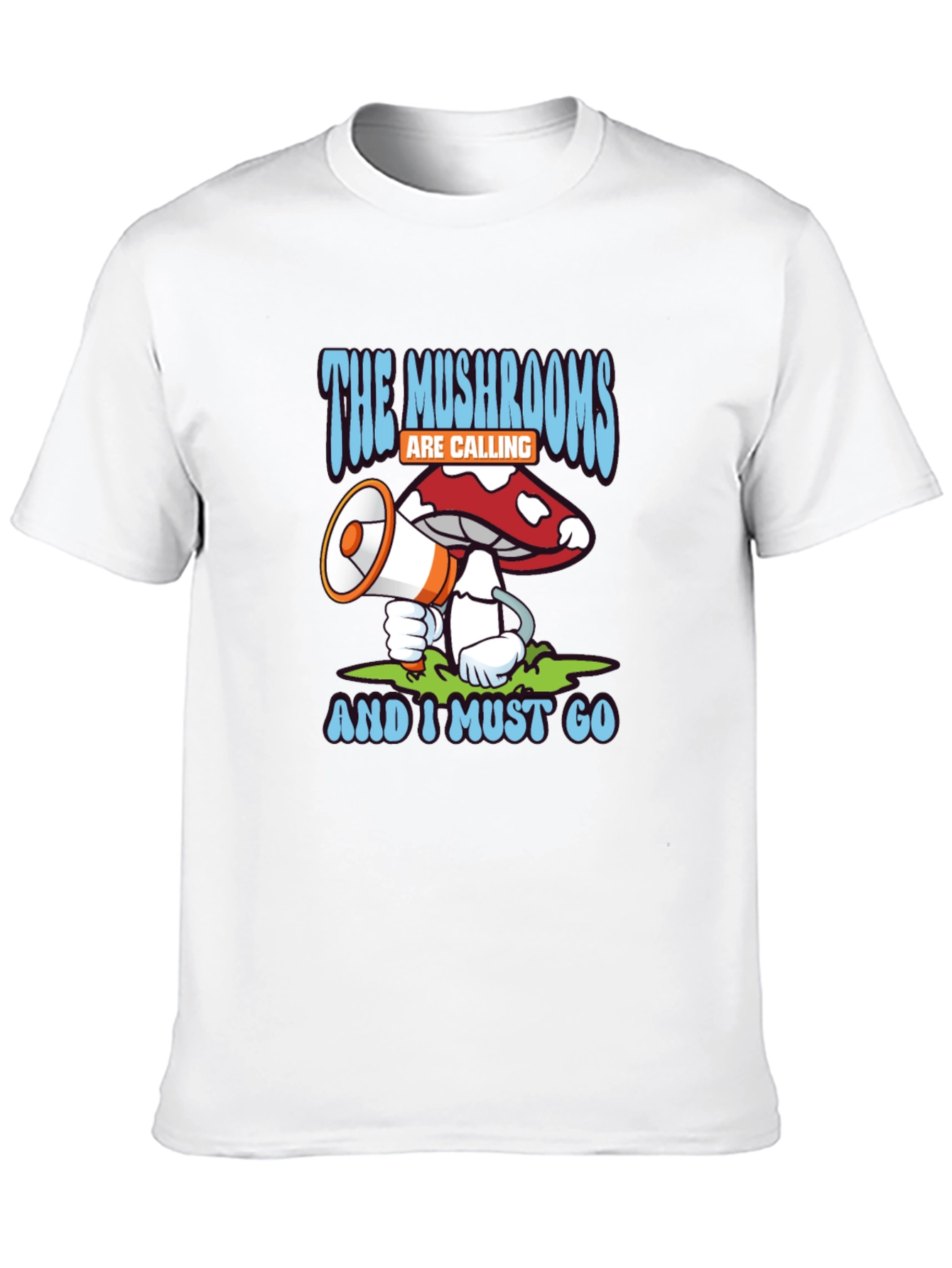 Mushroom Calling Graphic T-Shirt