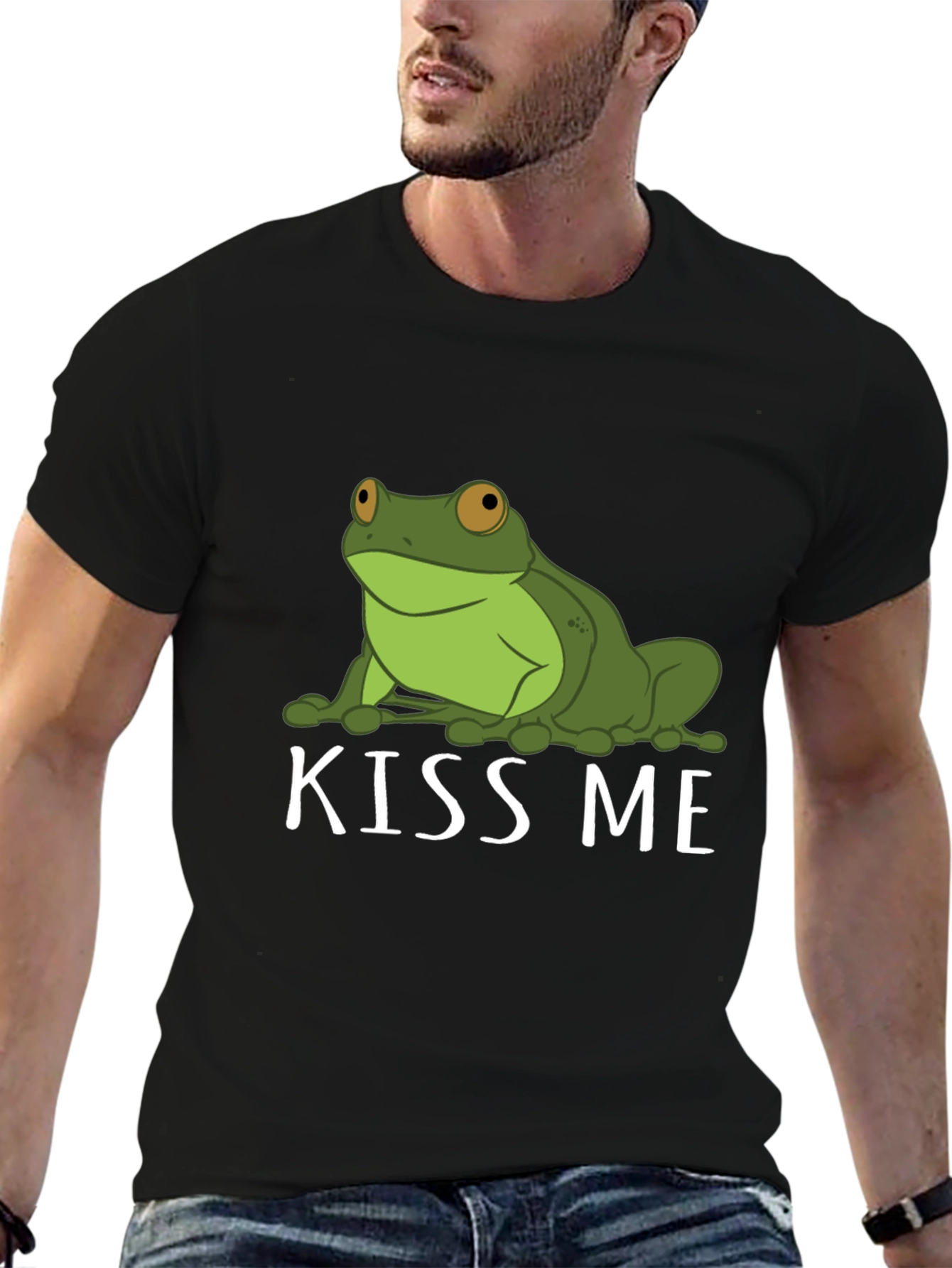 Frog Kiss Me Graphic Tee - Unisex