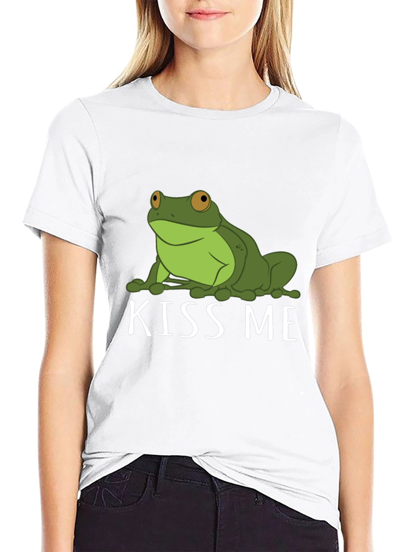 Frog Kiss Me Graphic Tee - Unisex