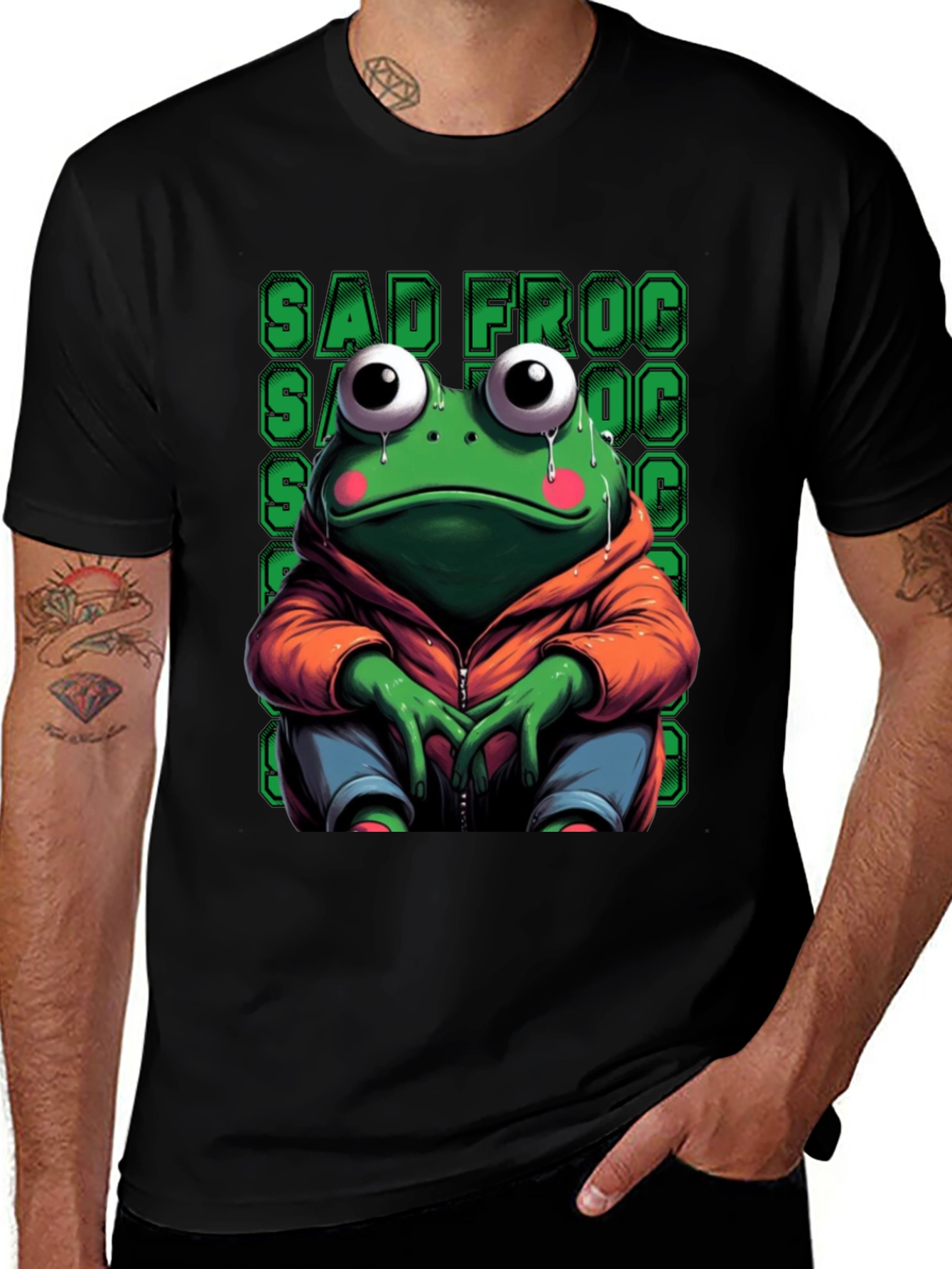 Sad Frog Graphic Tee - Unisex Comfort